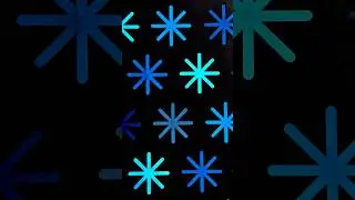 Satisfying Blue Snowflake Coloring ✨ ASMR Marker Art