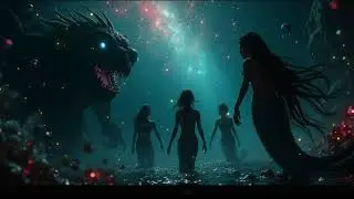 🧜&zwj;♀️ Beneath the Abyss | Dark Classical Music + Mermaid & Monster Art | Copyright-Free Fantasy Score