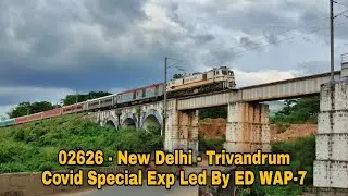 02626 - New Delhi - Trivandrum | Covid Special Exp | Diverted Train | Indian Railways | Rayagada