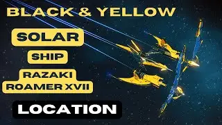 NMS Yellow and Black Solar Ship | Razaki Roamer XVII | EUCLID