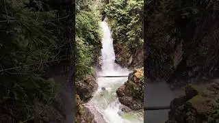 Stunning waterfalls in Mission, BC 🏊&zwj;♂️🏝️ #shorts