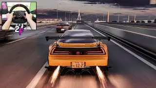 790HP Honda NSX BIG Turbo Pulls & Max Speed Full Send! - Assetto Corsa |  PXN V10