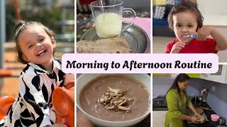 My Morning to Afternoon Routine with Two years Old.Healthy lunch for kids school 🏫 