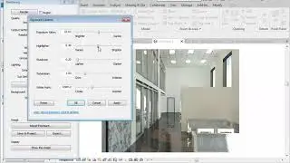 Рендеринг Revit Регулировка экспозиции
