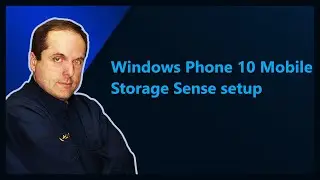 Windows Phone 10 Mobile Storage Sense setup