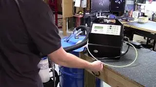 Hach PC4000 Portable Particle Counter rebuilt and fully tested with 55gal drum of oil.