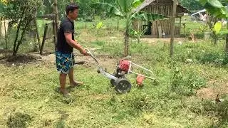4 Stroke Lawn Mower Multi-function Brush Cutter Machine | Grass Cutter