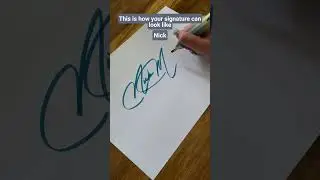 This is how your signature can look like, Nick #shorts