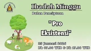 IBADAH MINGGU 25 JANUARI//Pkl 07.00 WIB//BAHASA JAWA