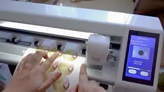 Meitu 350mm Cutter / Video 02 / របៀបប្រើប្រាស់ម៉ាសុីនកាត់ស្ទីកគ័រអូតូ