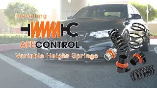 How To Install aFe CONTROL Variable Height Springs on a BMW M3 (F80) 3.0L (tt)