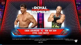 Full Match Rob Van Dam Vs Eddie Guerrero Royal Rumble  [No Commentary]