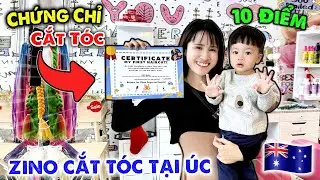 ZINO TRẢI NGHIỆM ĐI CẮT TÓC TẠI ÚC - VÊ VÊ CHANNEL