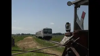 Beinahe-Unfall Bahnübergang Dingsbülldeich bei Witzwort, 18.06.2022