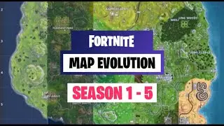 FORTNITE Map Evolution History: Season 1 to 5