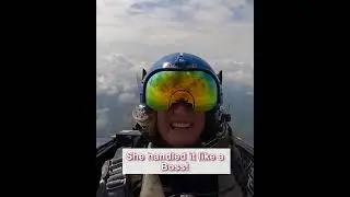 US Fighter Woman Pilots Priceless Reaction to 7.5G Vertical Jet Climb! INSANE G-Force Test!