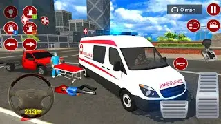 American Emergency Ambulance Simulator 2021 -Android Gameplay | Ambulance Simulator #ambulancegames