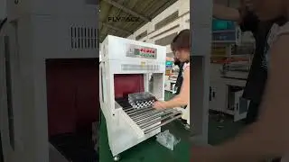 Electronic component box plastic film packaging machine, shoe box film packaging machine, 20-30/min