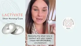 Haakaa Lactivate Silver Nursing Cups
