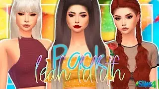 Pack Cabelos LeahLillith ↠ 150 Cabelos Feminino &hearts; The Sims 4