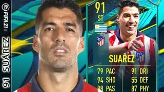 &iexcl;POR FAVOR TIENES QUE HACER ESTA CARTA! 91 Luis SUAREZ FIFA 21 REVIEW MOMENTS SBC PLAYER