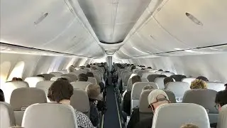 Flair Airlines Boeing 737-8 MAX | Front of Cabin Seat Review | Halifax to Montreal