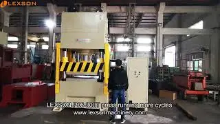 How is an Electrically Heated Platen Press built? 300 Ton heat press run cycle and parallel tests