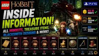 Lego-The Hobbit: Inside Information | All Minikits, Treasure Items, Blacksmith Designs