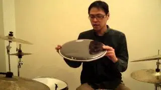 EVANS ドラムヘッド Black Chrome