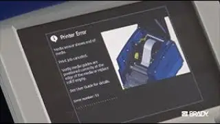 BradyPrinter S3100 | Как устранить распространённые сообщения об ошибках