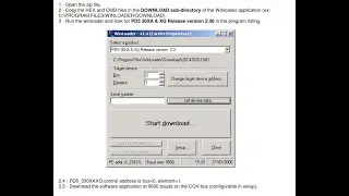 Установка программного обеспечения платы EXV с помощью winloader для чиллеров 30XA или 30GX