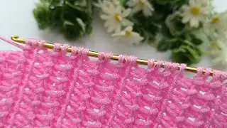 Tunisian crochet baby blanket and cardigan pattern #knitting #crochet