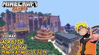 CARA MEMASANG MAP KONOHA DAN ADDON NARUTO LENGKAP DI MINECRAFT!!