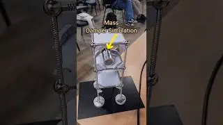 🔥This is how🤔  Mass Damper Works. Easy to understand😀😀#viral #reels #shorts #damping #physics