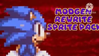 MODGEN REWRITE SONIC SPRITE PACK!