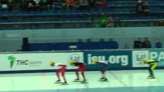 HAMELIN, SHI, FAUCONNET, LIFYRENKO. Short-Track ISU World Championship 2015 1000m Men