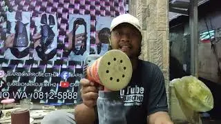 tutorial ngamplas sebelum lapis serat carbon kevlar