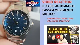 NESSUNO SE LO ASPETTAVA: Edifice Automatico EFK-100 con Miyota? La bomba lanciata da Cecchini