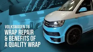 Repairing A Van Wrap 😬 | Volkswagen Transporter Wrap Repair & Quality Control | Wraptor Customs