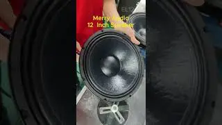 Merry Audio 12 inch woofer，professional speaker factory，OEM/ODM service  #audio #speaker #woofer