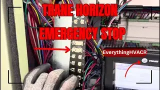 Советы по диагностике цепи аварийной остановки Trane Horizon! #hvac #trane #hvac