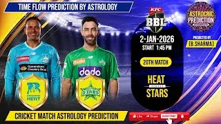 Brisbane heat vs Melbourne stars 20th BBL2025 cricket Match Astrology Prediction with TIMING