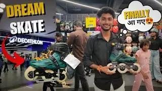 I Finally Bought My Dream Skates! 😍⛸️MF 900 Inline Skates 🔥🛼 from Decathlon DLF Mall Noida ❤️