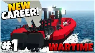 FRESH START WARTIME CAREER MODE! - Hardcore WARTIME Career Stormworks  - EPISODE 1