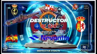 D-120 ¡PROYECTO DE DESTRUCTOR STEALTH PARA ESPAÑA!