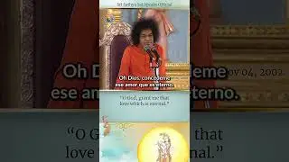 La direcci&oacute;n permanente de Krishna, seg&uacute;n Chaitanya | Sri Sathya Sai Habla | 4 de noviembre de 2002