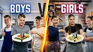 Who Cooks it Better? Boys vs Girls Cook-Off Challenge!