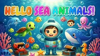 Trip Under the Sea | Sea Animals Song|Under the Sea with Teacher | Nursery Rhyme| Hello sea animals 