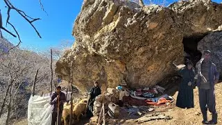 Cave Life: Rebuilding a Cave and Herding Sheep in the Mountains 🐑🏔️