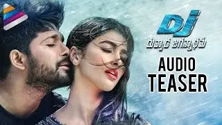 DJ Duvvada Jagannadham Audio Teaser | Allu Arjun | Pooja Hegde | Harish Shankar | DSP | #DJNewposter